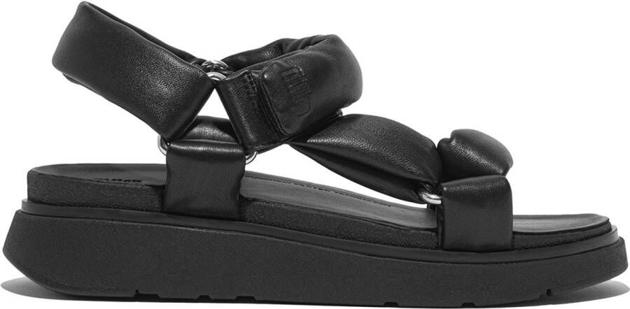FitFlop Sandaal Gen-FF Soft Leather Back-Strap Sandels Zwart