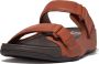FitFlop Gogh Moc Slide In Leather Men BRUIN - Thumbnail 1