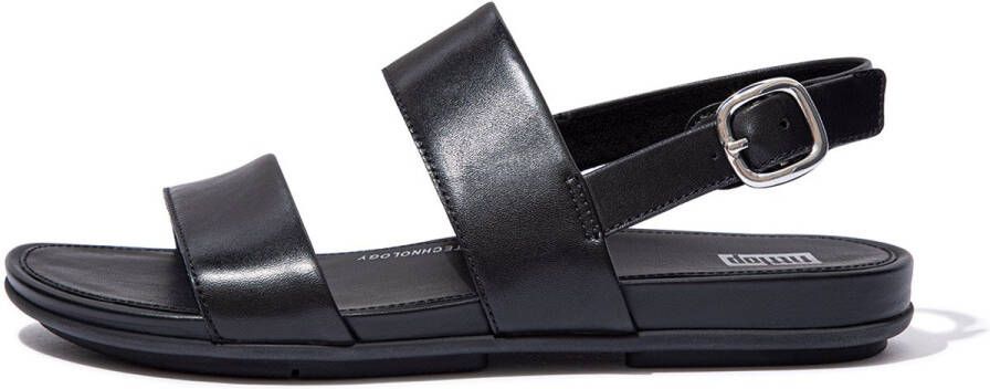 FitFlop Damen Sandalen Gracie Leather Back-Strap Sandals EB1 All Black - Foto 2