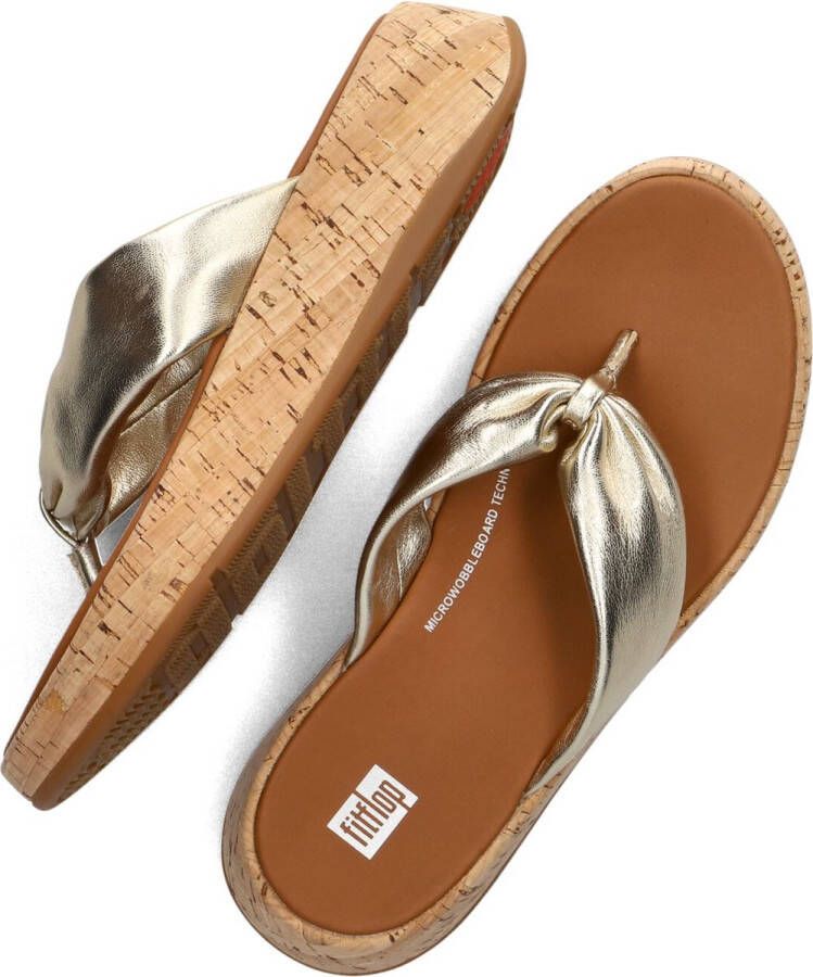 FitFlop Hn3 Slippers Dames Goud