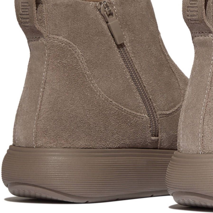 FitFlop IQ-Comff Suede Zip Ankle Boots