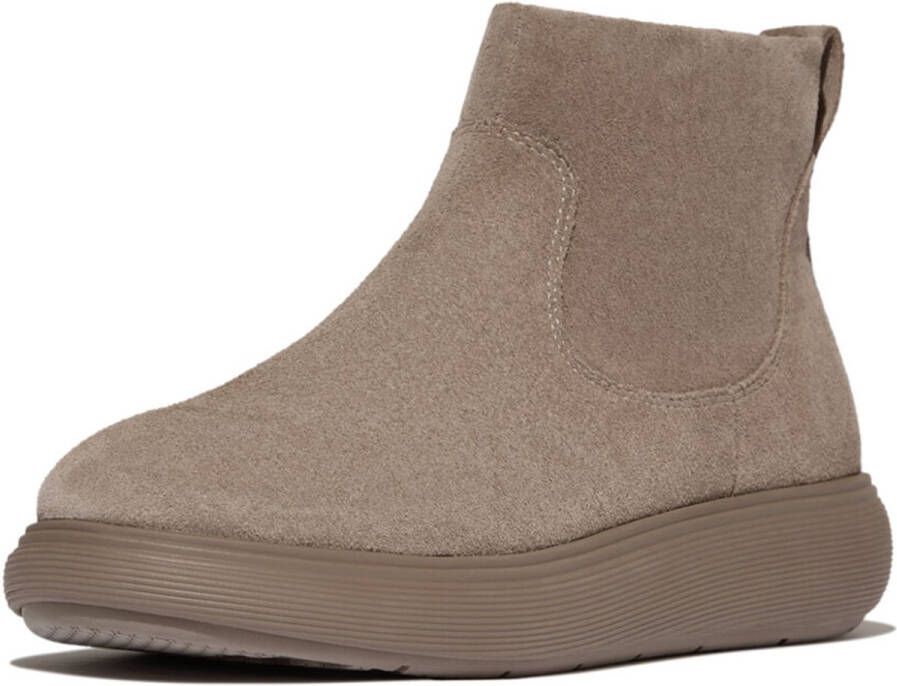 FitFlop IQ-Comff Suede Zip Ankle Boots