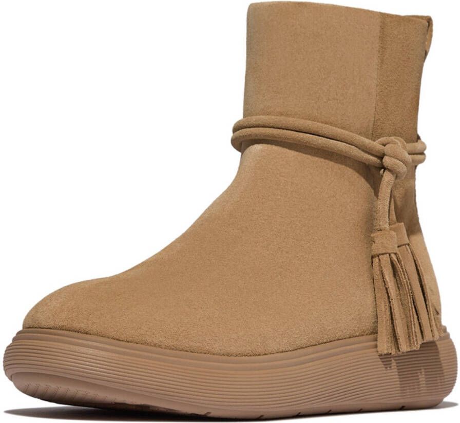 FitFlop IQ-Comff Tassel Suede Short Boots