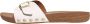 FitFlop iQushion Adjustable Buckle Leather Slippers Dames - Thumbnail 6