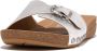Fitflop Slippers IQUSHION ADJUSTABLE BUCKLE METALLIC-LEATHER SLIDES sleehak zomerschoen slippers met verstelbare bandage - Thumbnail 1