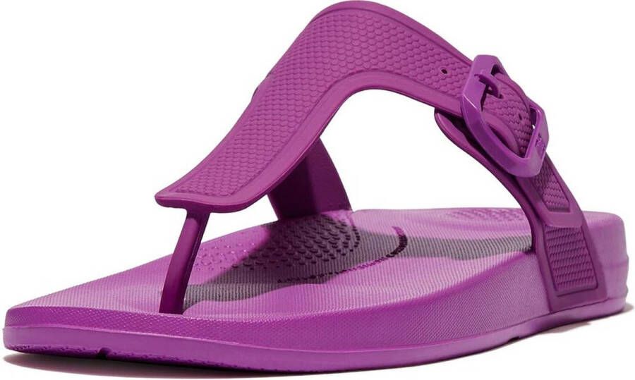 FitFlop Iqushion Adjustable Ff Slippers Paars Vrouw