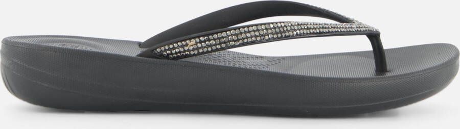 FitFlop IQUSHION Dames Slippers Zwart Sparkle