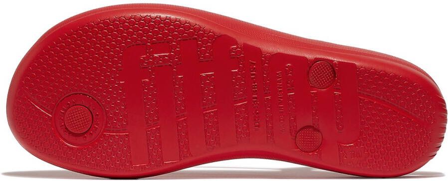 FitFlop Iqushion Ergonomic Flip-Flops TPU ROOD