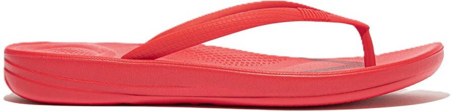 FitFlop Iqushion Ergonomic Flip-Flops TPU ROOD