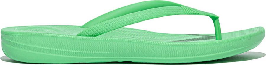 FitFlop Iqushion Ergonomic Flip-Flops TPU Vrouwen Pop Groen