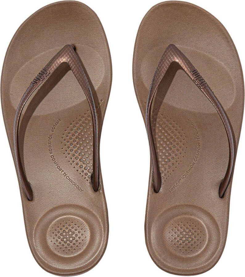 FitFlop ™ Iqushion Ergonomic Flip-Flops TPU Bronze