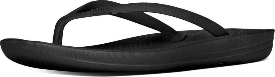 FitFlop IQushion Ergonomic Teenslippers Dames Zwart