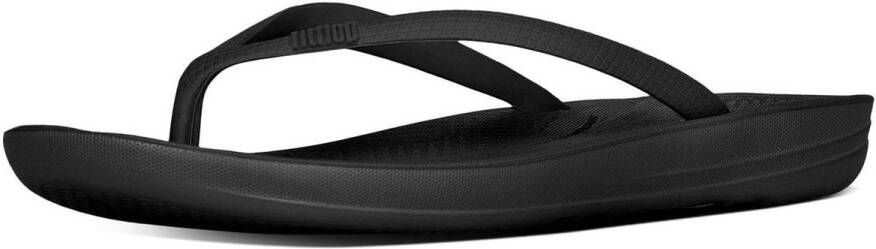 FitFlop IQushion Ergonomic Teenslippers Dames Zwart