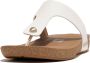 Fitflop Teenslippers IQUSHION LEATHER TOE-POST SANDALS zomerschoen met iqushion-technologie voor langdurig draagcomfort - Thumbnail 1