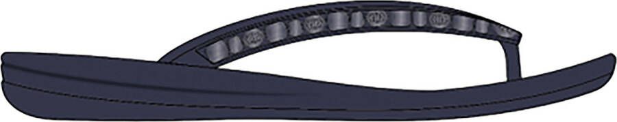 FitFlop Iqushion Multi-Crystal Ergonomic Flip-Flops Vrouwen Midnight Navy
