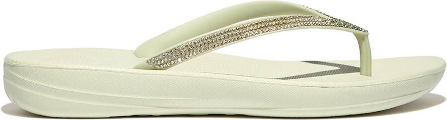 FitFlop Iqushion Ombre Sparkle Flip-Flops GROEN