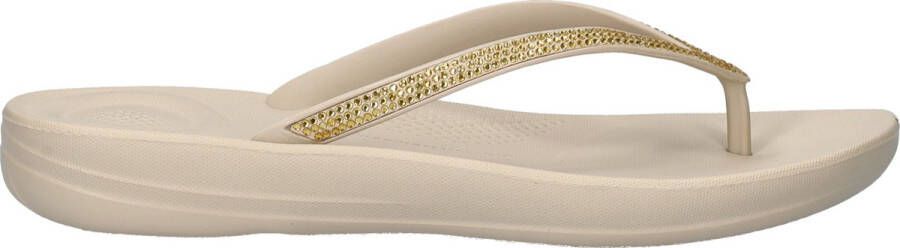 Fitflop Teenslippers IQUSHION SPARKLE CLASSIC sleehak zomerschoen slippers met fonkelende glitterafwerking - Foto 5