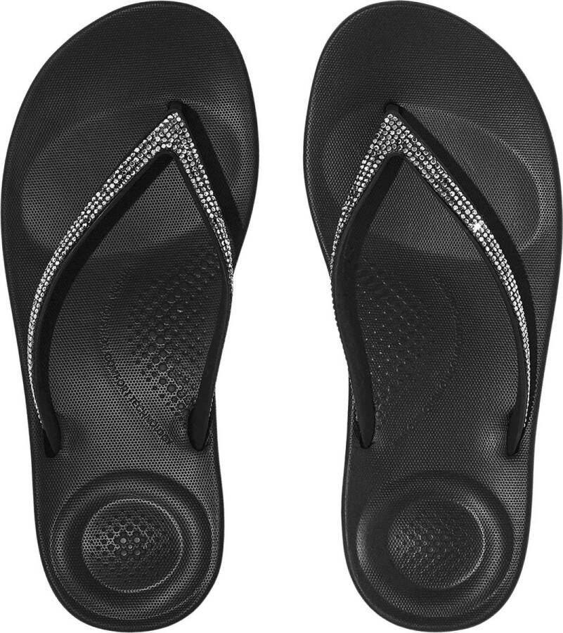 FITFLOP Teenslippers Dames Iqushion Sparkle Maat: 36 Materiaal: Rubber Kleur: Zwart - Foto 3