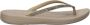 FitFlop Iqushion Ombre Sparkle Flip-Flops Vrouwen On Taupe Pewter - Thumbnail 1