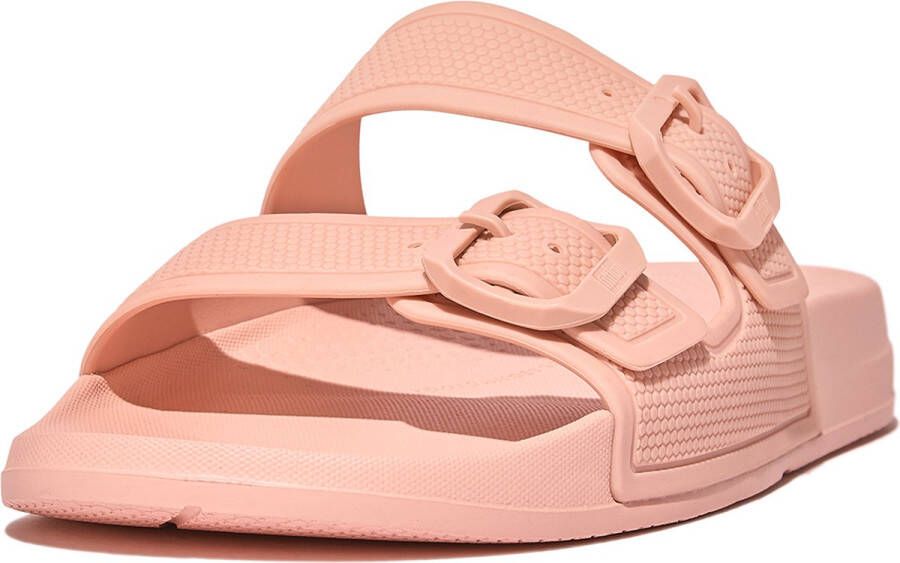 FitFlop Iqushion Two-Bar Buckle Slides ROZE