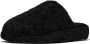 FitFlop Iqushion Wrapped Mule Teddy ZWART - Thumbnail 1