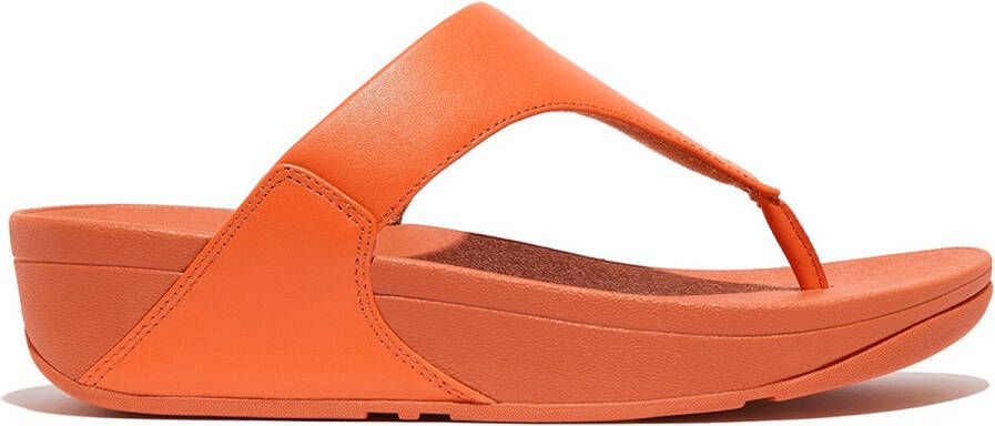 Fitflop Dianets LULU LEATHER TOEPOST pool slides pantoffel badeschoen met sleehak