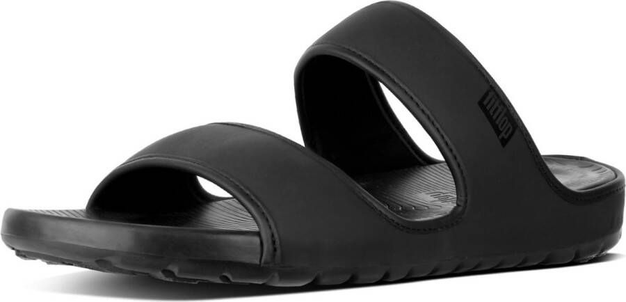 FitFlop Lido Double Slide Sandals In Neoprene Men ZWART
