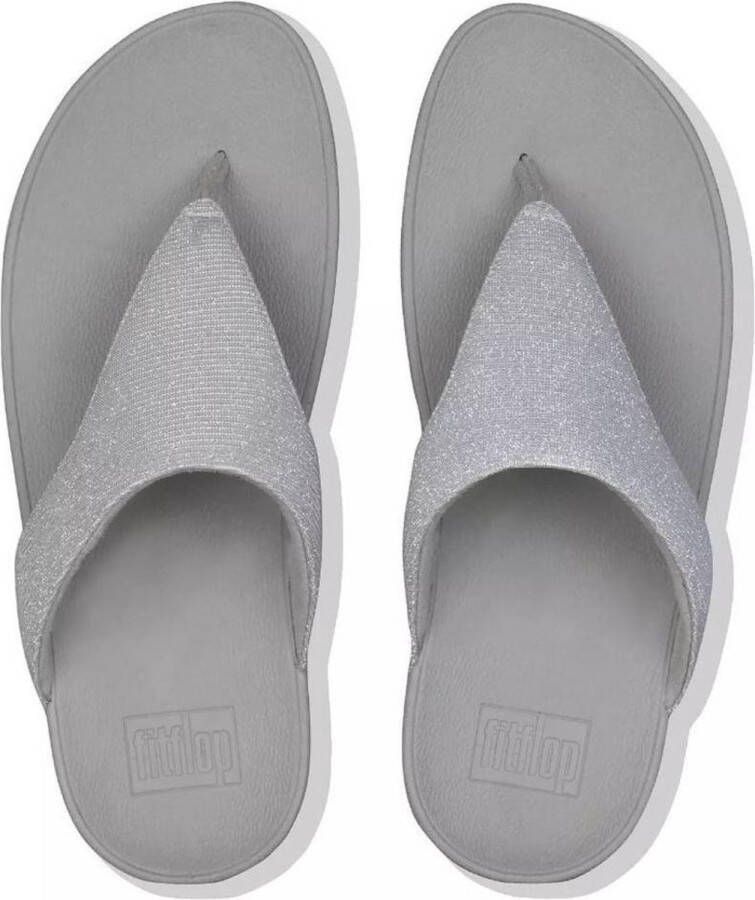 FitFlop Lottie Glitzy slippers dames grijs zilver