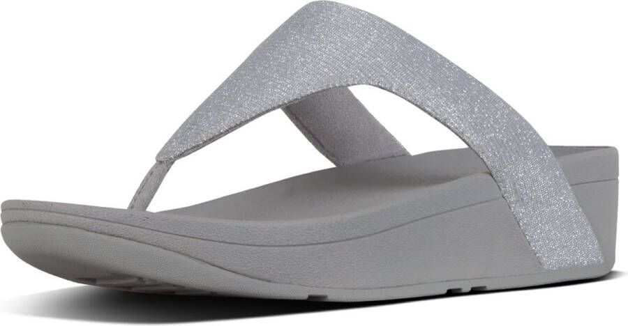 FitFlop Lottie Glitzy slippers dames grijs zilver