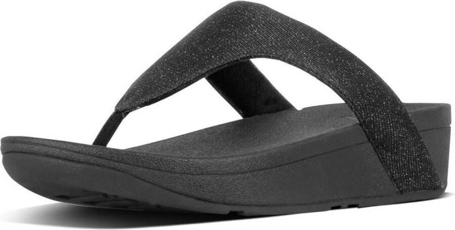 FitFlop TM Vrouwen Slippers Lulu toe glitter Zwart - Foto 2