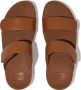FitFlop Lulu Adjustable Leather Slides BRUIN - Thumbnail 1