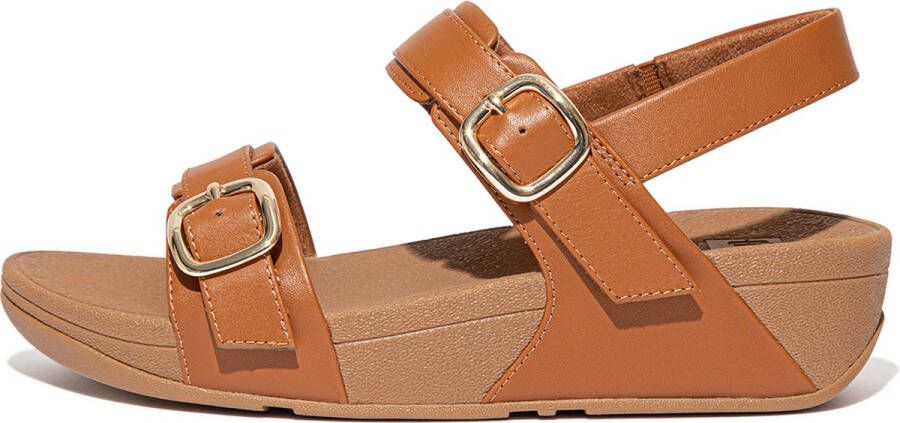FitFlop Lulu Adjustable Sandal Backstrap Leather BRUIN