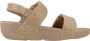 FitFlop Lulu Adjustable Shimmerlux Back-strap Sandalen Beige Vrouw - Thumbnail 1
