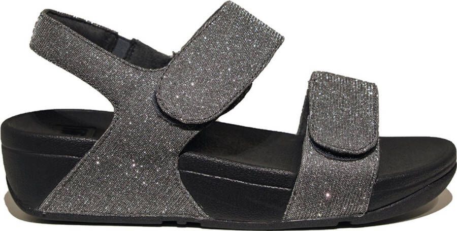 FitFlop Lulu Adjustable Shimmerlux Back-Strap Sandals GRIJS