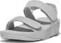 FitFlop Dames schoenen Lulu Adjustable Shimmerlux Back-Strap Sandals Zilver - Thumbnail 2