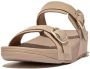 FitFlop Lulu Adjustable Slide Leather BEIGE - Thumbnail 2