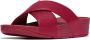 FitFlop Lulu Cross slide sandalen Microwobbleboard-zool technologie ROOD - Thumbnail 1