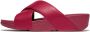 FitFlop Lulu Cross slide sandalen Microwobbleboard-zool technologie ROOD - Thumbnail 2