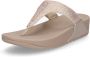 Fitflop Dianets LULU CRYSTAL EMBELLISHED TOE-POST SANDALS HOTFIX sleehak zomerschoen teen-scheider met zachte teenband - Thumbnail 1
