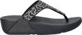 Fitflop Teenslippers LULU CRYSTAL sandaal muiltje met sierstenen - Zwart