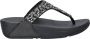 FitFlop Lulu Crystal Mix dames slipper Zwart - Thumbnail 1