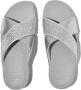 FitFlop Lulu Crystal-Mix Metallic Cross Slides ZILVER - Thumbnail 2