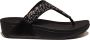 FitFlop Lulu Crystal Mix dames slipper Zwart - Thumbnail 4