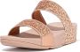 FitFlop Lulu Slide Glitter Sandalen roze - Thumbnail 1