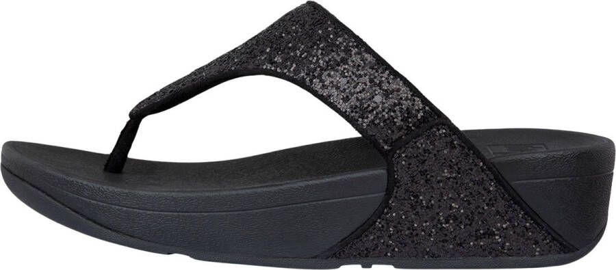 FITFLOP Teenslippers Dames Lulu Glitter Toe-post Maat: 43 Materiaal: Leer Kleur: Blauw - Foto 5