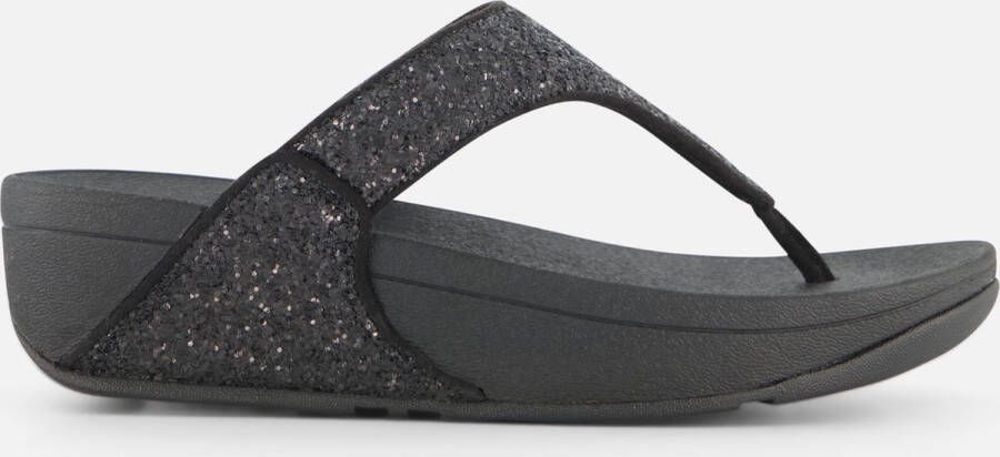 FITFLOP Teenslippers Dames Lulu Glitter Toe-post Leer Blauw - Foto 13