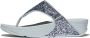 FitFlop Lulu Multi-Tonal Glitter Toe-Post Sandals BLAUW - Thumbnail 1