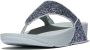 FitFlop Lulu Multi-Tonal Glitter Toe-Post Sandals BLAUW - Thumbnail 1