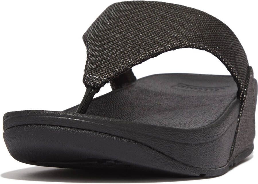 Fitflop Teenslippers LULU GLITZ sleehak zomerschoen microwobbleboard comfortabel voetbed - Foto 1
