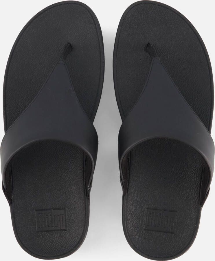 Fitflop Dianets LULU LEATHER TOEPOST pool slides pantoffel badeschoen met sleehak - Foto 5